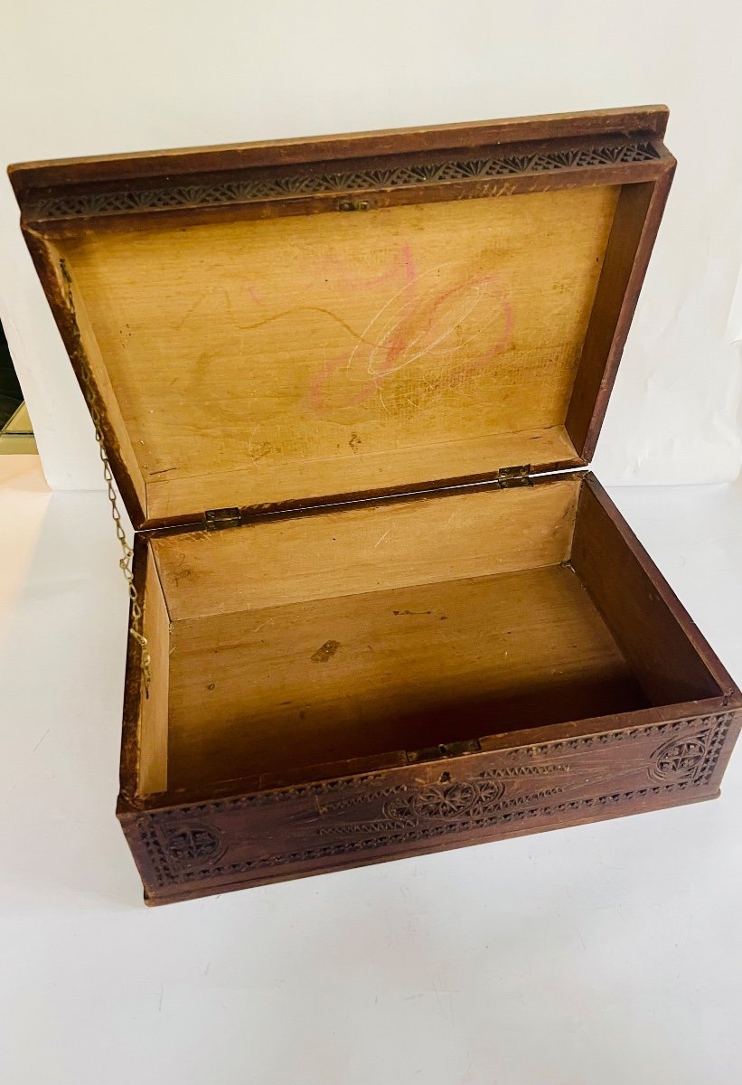 Carved Wooden Box -photo-6